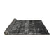 Sideview of Abstract Gray Modern Rug, abs1114gry