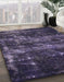 Abstract French Lilac Purple Modern Rug in Family Room, abs1114