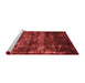 Modern Red Washable Rugs