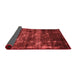 Abstract Red Modern Area Rugs