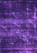 Machine Washable Abstract Purple Modern Area Rugs, wshabs1114pur