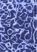 Machine Washable Abstract Blue Modern Rug, wshabs1115blu