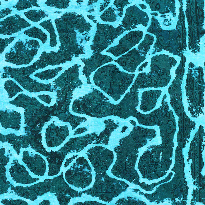 Machine Washable Abstract Light Blue Modern Rug, wshabs1115lblu