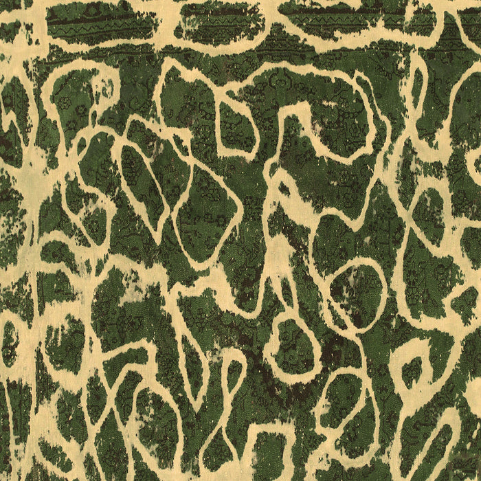 Square Abstract Brown Modern Rug, abs1115brn