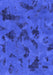 Machine Washable Persian Blue Bohemian Rug, wshabs1116blu