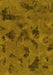 Machine Washable Persian Yellow Bohemian Rug, wshabs1116yw