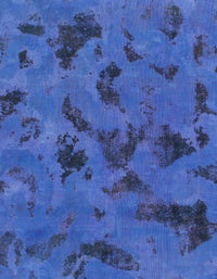 Machine Washable Abstract Sapphire Blue Rug, wshabs1116