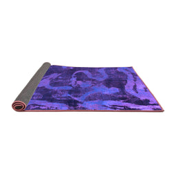 Sideview of Persian Purple Bohemian Rug, abs1117pur
