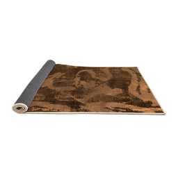 Sideview of Persian Orange Bohemian Rug, abs1117org