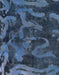 Machine Washable Abstract Dark Blue Grey Blue Rug, wshabs1117
