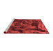 Bohemian Red Washable Rugs