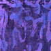 Square Machine Washable Persian Purple Bohemian Area Rugs, wshabs1117pur