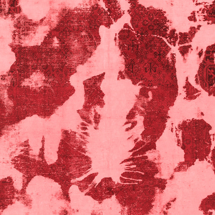 Abstract Red Modern Area Rugs