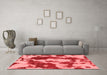 Modern Red Washable Rugs