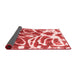 Abstract Red Modern Area Rugs