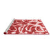 Modern Red Washable Rugs