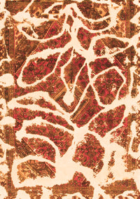 Abstract Orange Modern Rug, abs1119org