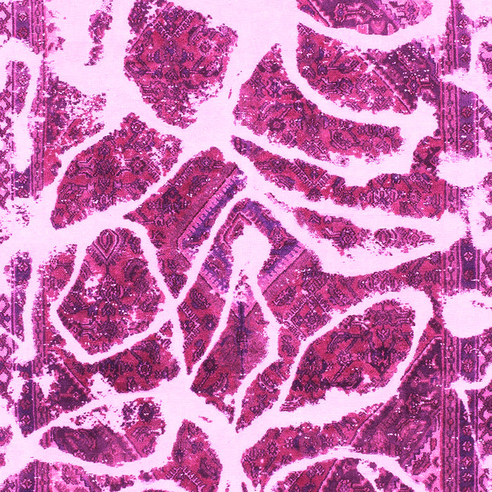 Machine Washable Abstract Pink Modern Rug, wshabs1119pnk