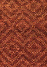 Abstract Orange Modern Rug, abs111org