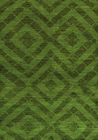 Abstract Green Modern Rug, abs111grn