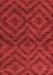 Abstract Red Modern Area Rugs