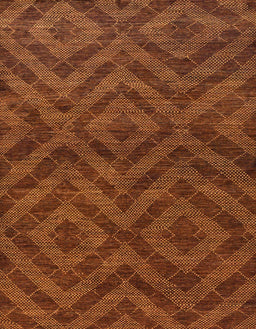 Abstract Red Modern Rug in a Bedroom, abs111