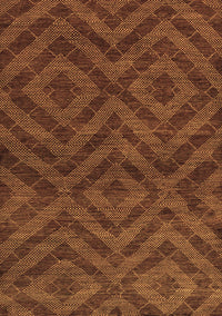 Abstract Brown Modern Rug, abs111brn