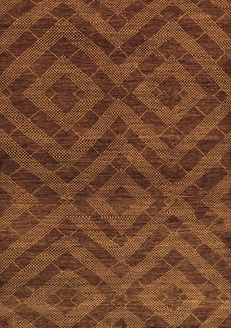 Abstract Brown Modern Rug, abs111brn