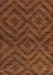 Abstract Brown Modern Rug, abs111brn