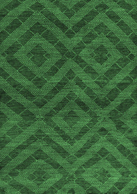 Abstract Emerald Green Modern Rug, abs111emgrn