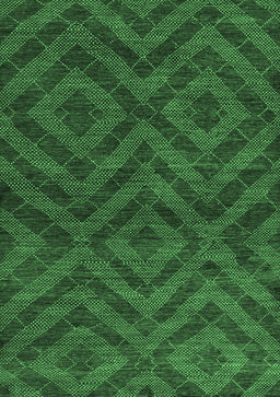 Abstract Emerald Green Modern Rug, abs111emgrn