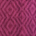 Square Abstract Pink Modern Rug, abs111pnk