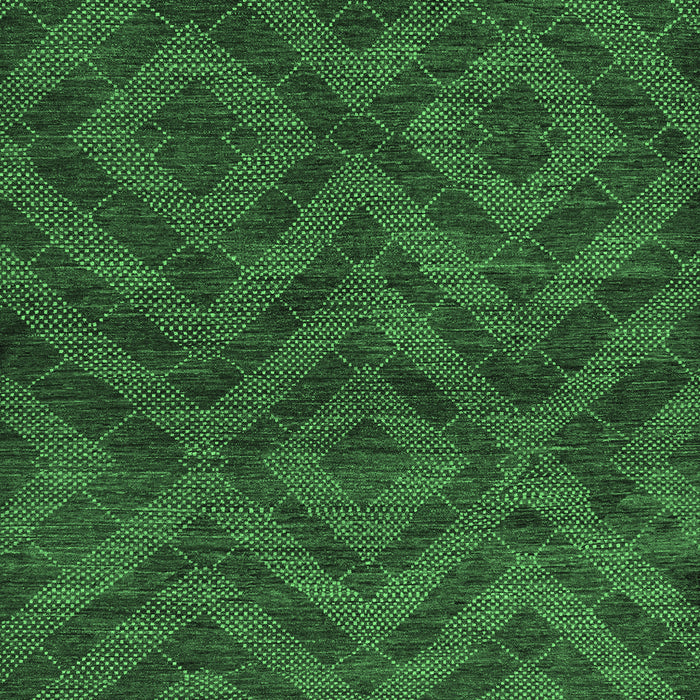 Machine Washable Abstract Emerald Green Modern Area Rugs, wshabs111emgrn