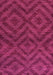 Machine Washable Abstract Pink Modern Rug, wshabs111pnk