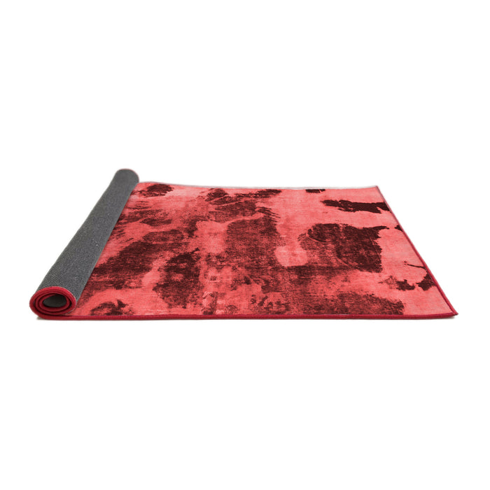 Abstract Red Modern Area Rugs