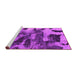 Sideview of Machine Washable Abstract Pink Modern Rug, wshabs1120pnk