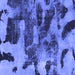 Square Machine Washable Abstract Blue Modern Rug, wshabs1120blu