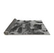 Sideview of Abstract Gray Modern Rug, abs1120gry