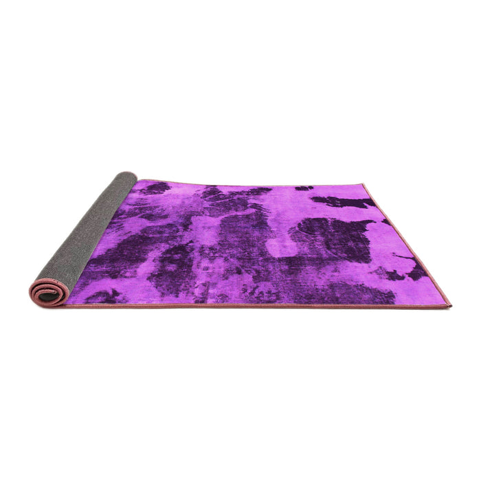 Sideview of Abstract Pink Modern Rug, abs1120pnk
