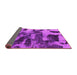 Sideview of Abstract Pink Modern Rug, abs1120pnk