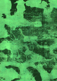 Abstract Green Modern Rug, abs1120grn