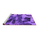 Sideview of Machine Washable Abstract Purple Modern Area Rugs, wshabs1120pur