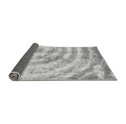Sideview of Abstract Gray Modern Rug, abs1121gry