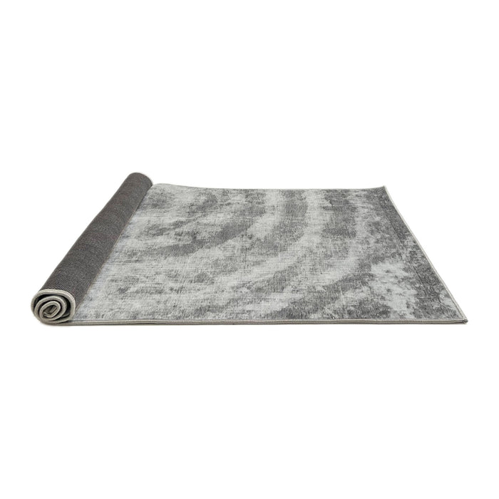 Sideview of Abstract Gray Modern Rug, abs1121gry