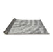 Sideview of Abstract Gray Modern Rug, abs1121gry