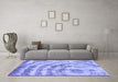 Machine Washable Abstract Blue Modern Rug in a Living Room, wshabs1121blu