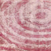 Round Abstract Pink Modern Rug, abs1121