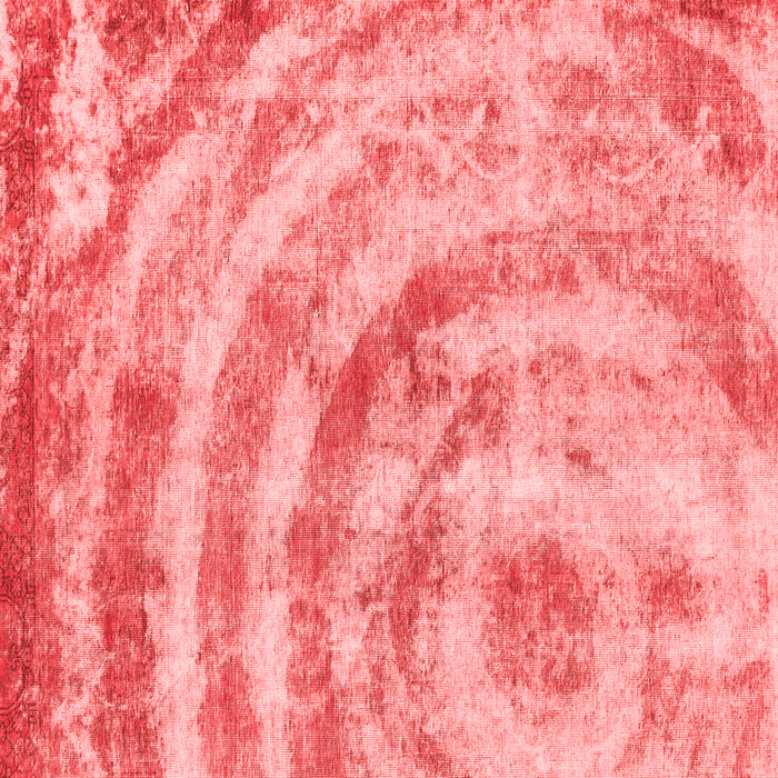 Abstract Red Modern Rug, abs1121red