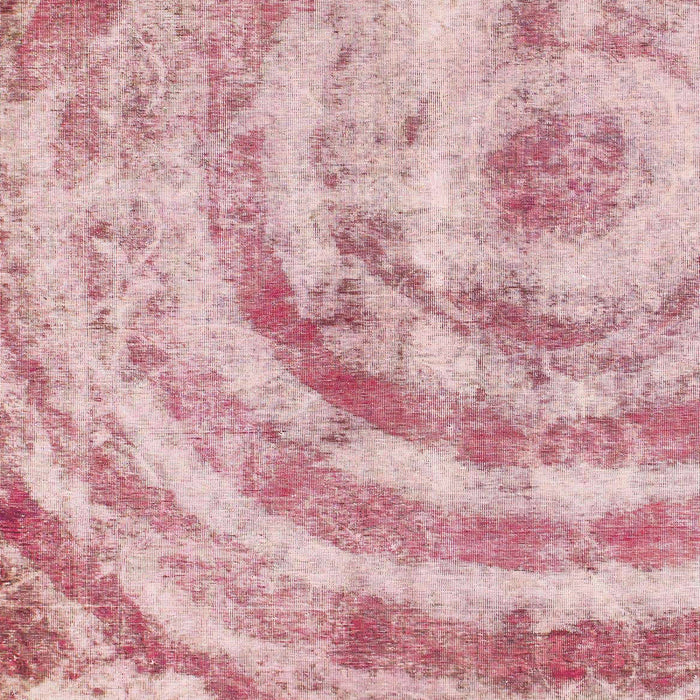 Machine Washable Abstract Baby Pink Rug, wshabs1121