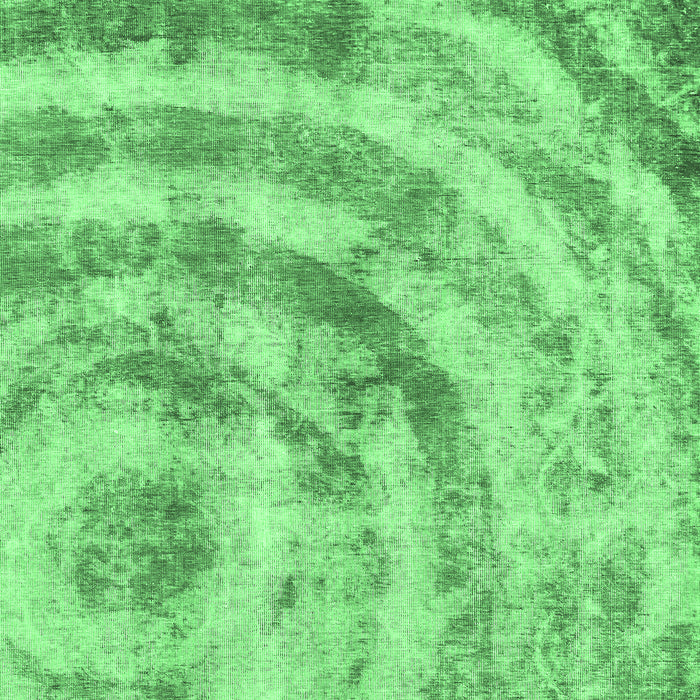 Machine Washable Abstract Emerald Green Modern Area Rugs, wshabs1121emgrn